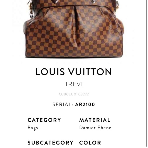 LOUIS VUITTON DAMIER EBENE TREVI GM-28 - Picture 14 of 14